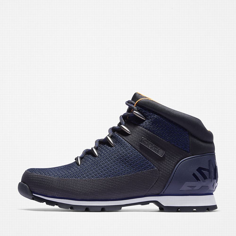 Timberland Euro Sprint Waterproof Yürüyüş Botu Erkek Lacivert | TR-0625Q