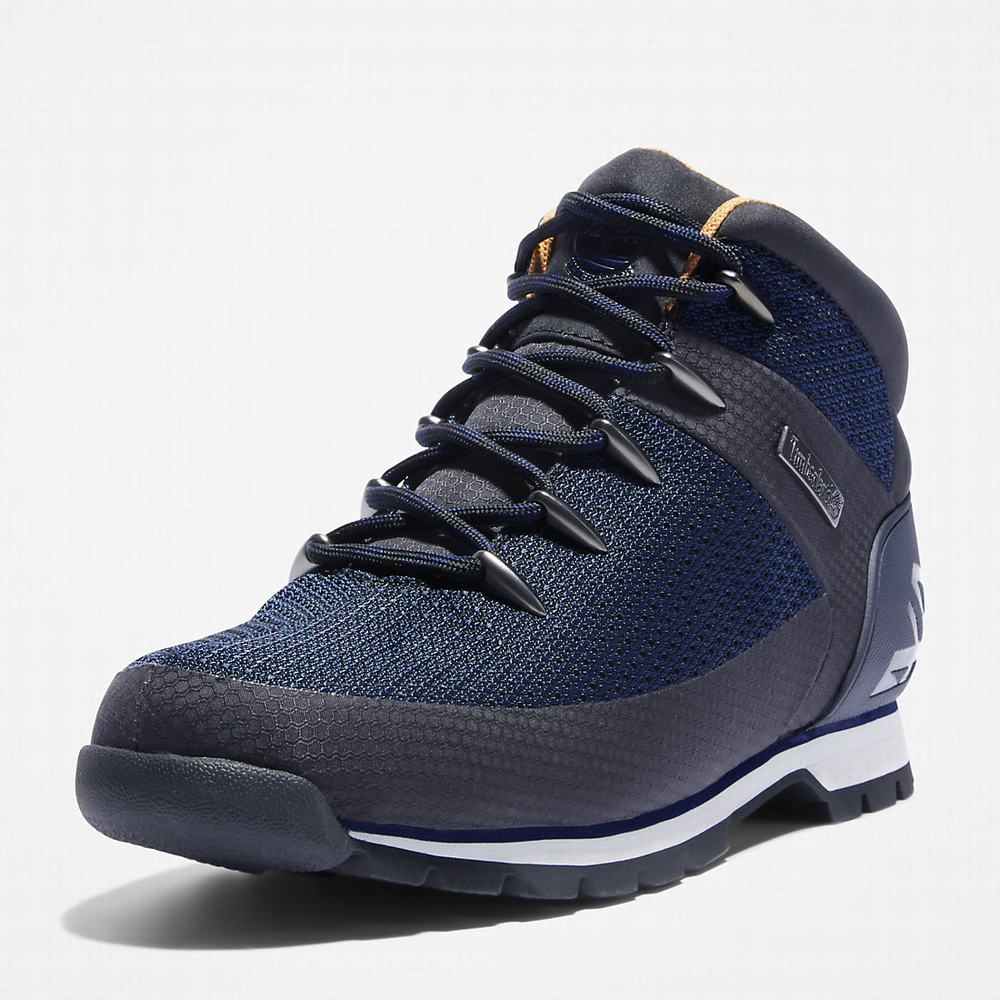 Timberland Euro Sprint Waterproof Yürüyüş Botu Erkek Lacivert | TR-0625Q