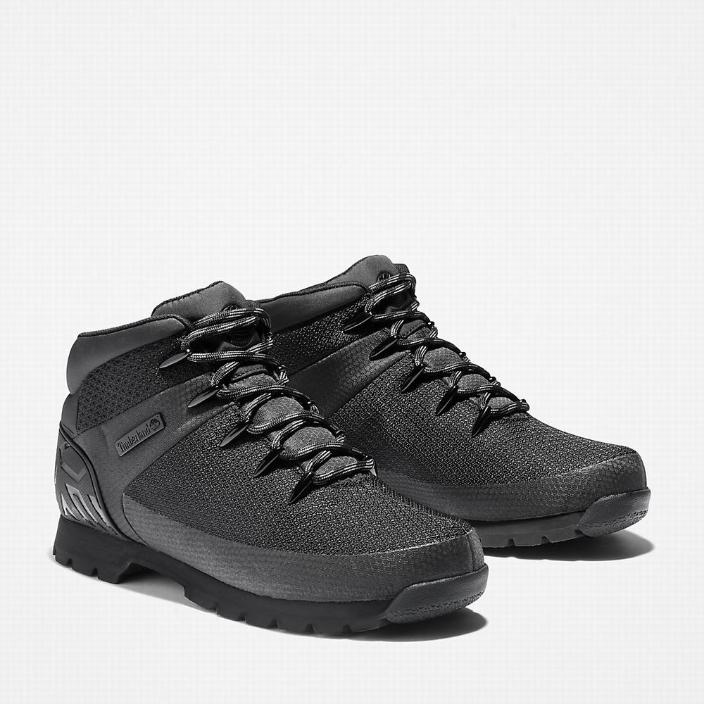 Timberland Euro Sprint Waterproof Yürüyüş Botu Erkek Siyah | TR-2603U