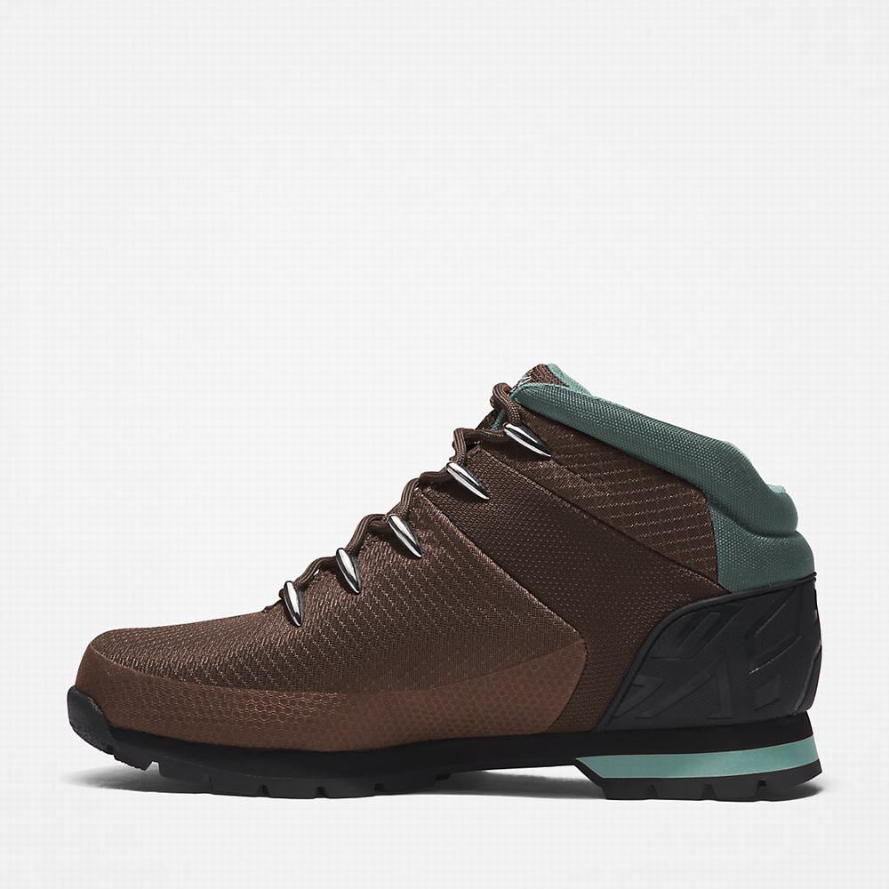 Timberland Euro Sprint Waterproof Yürüyüş Botu Erkek Koyu Kahverengi | TR-7534C