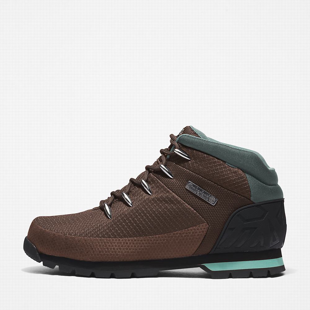 Timberland Euro Sprint Waterproof Yürüyüş Botu Erkek Koyu Kahverengi | TR-7534C
