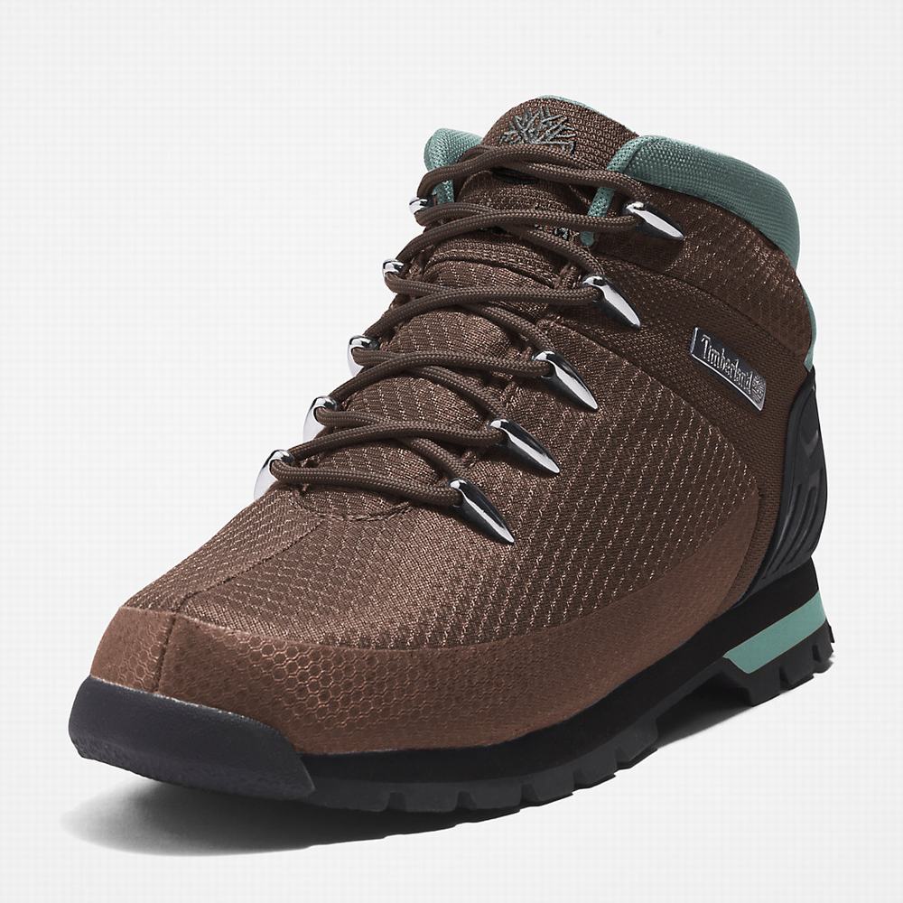 Timberland Euro Sprint Waterproof Yürüyüş Botu Erkek Koyu Kahverengi | TR-7534C