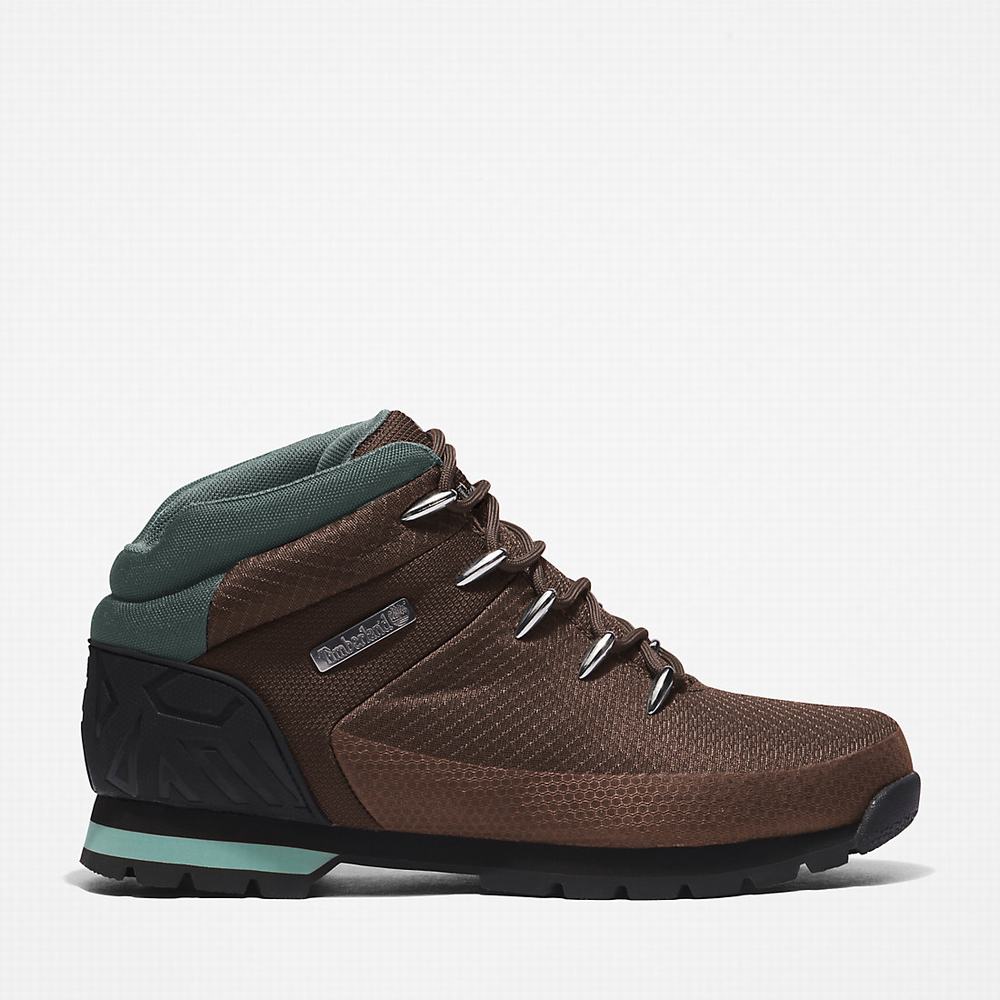 Timberland Euro Sprint Waterproof Yürüyüş Botu Erkek Koyu Kahverengi | TR-7534C