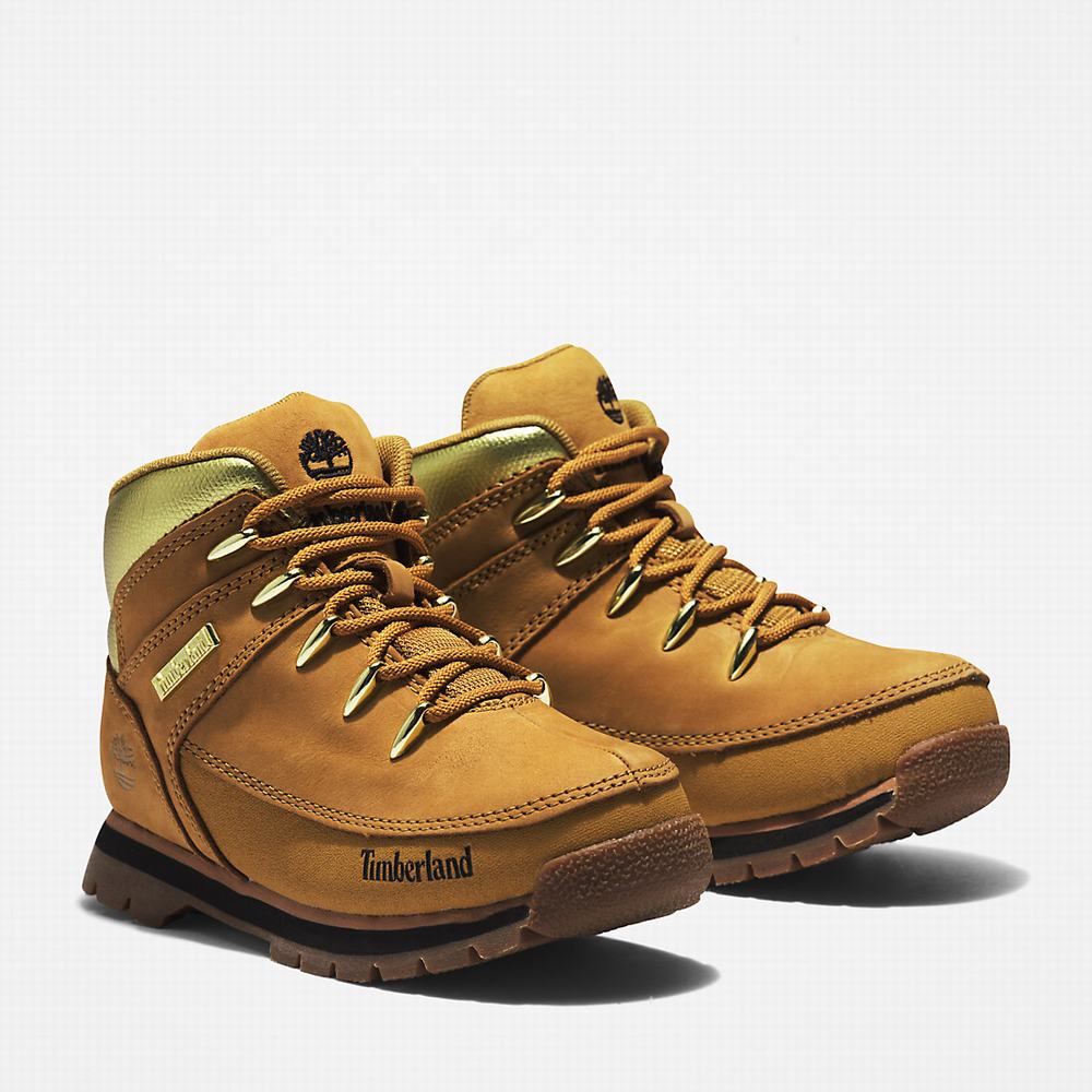 Timberland Euro Sprint Yürüyüş Botu Çocuk Açık Kahverengi | TR-2816B
