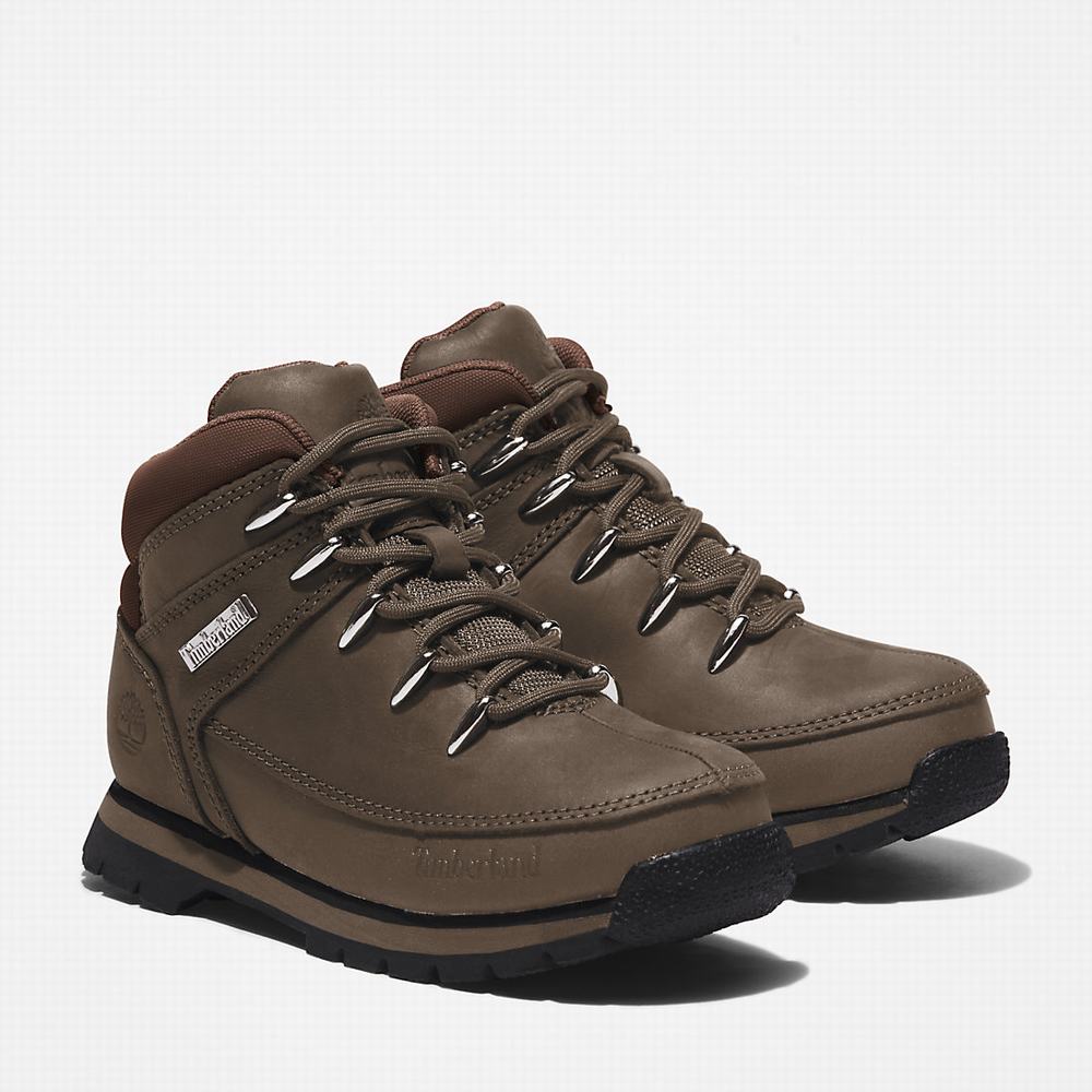 Timberland Euro Sprint Yürüyüş Botu Çocuk Yeşil | TR-3091V