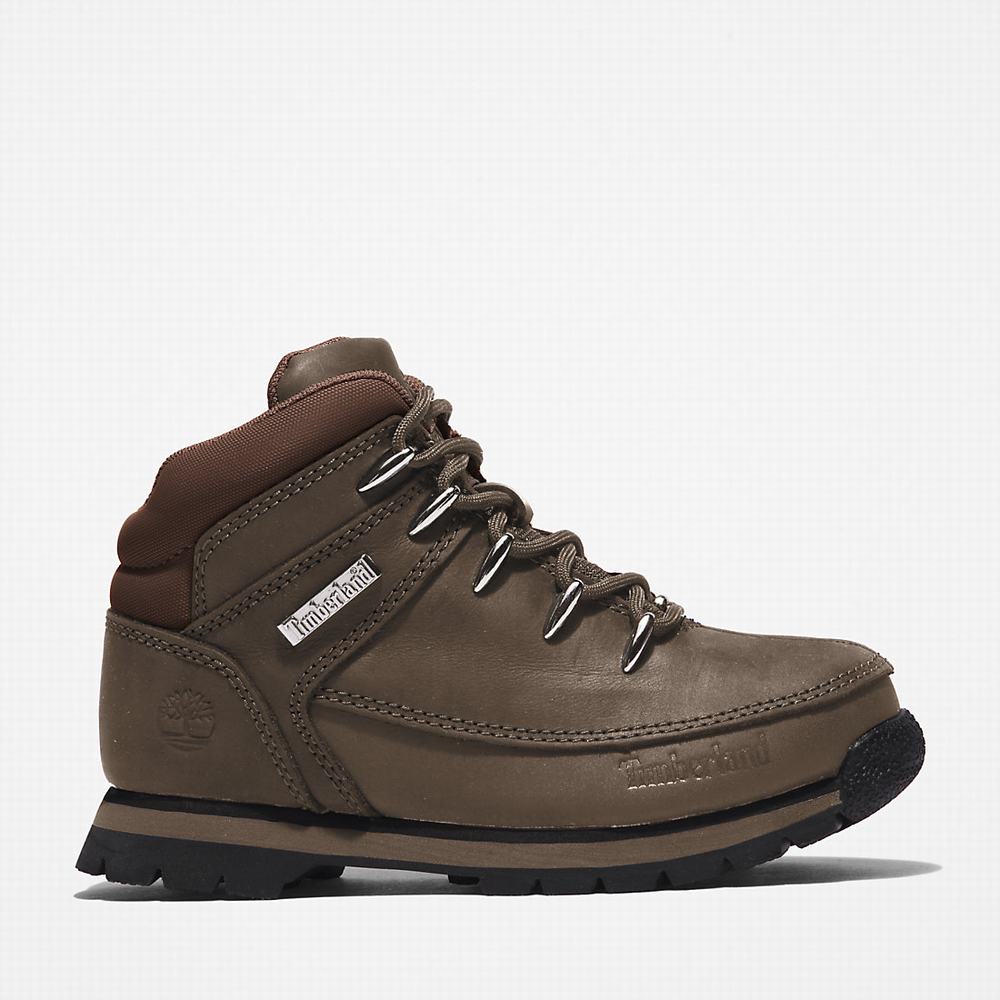 Timberland Euro Sprint Yürüyüş Botu Çocuk Yeşil | TR-3091V