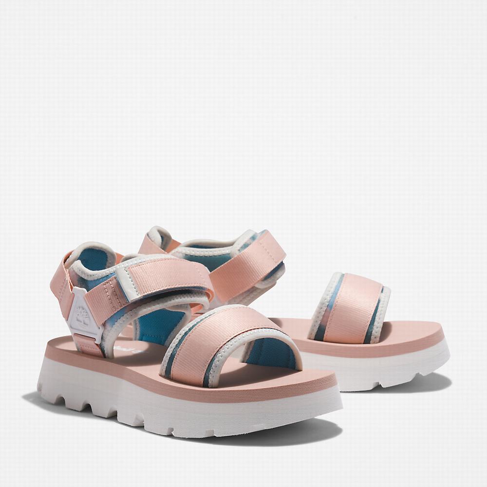 Timberland Euro Swift Ankle-Askılı Sandalet Kadın Pembe | TR-5780F