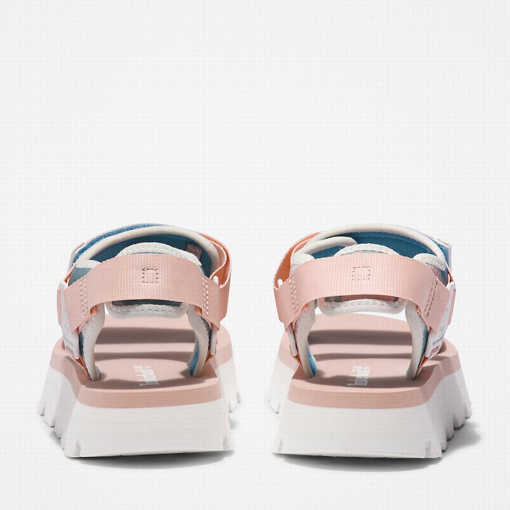 Timberland Euro Swift Ankle-Askılı Sandalet Kadın Pembe | TR-5780F