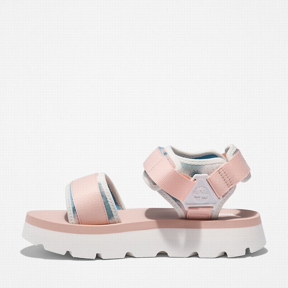 Timberland Euro Swift Ankle-Askılı Sandalet Kadın Pembe | TR-5780F
