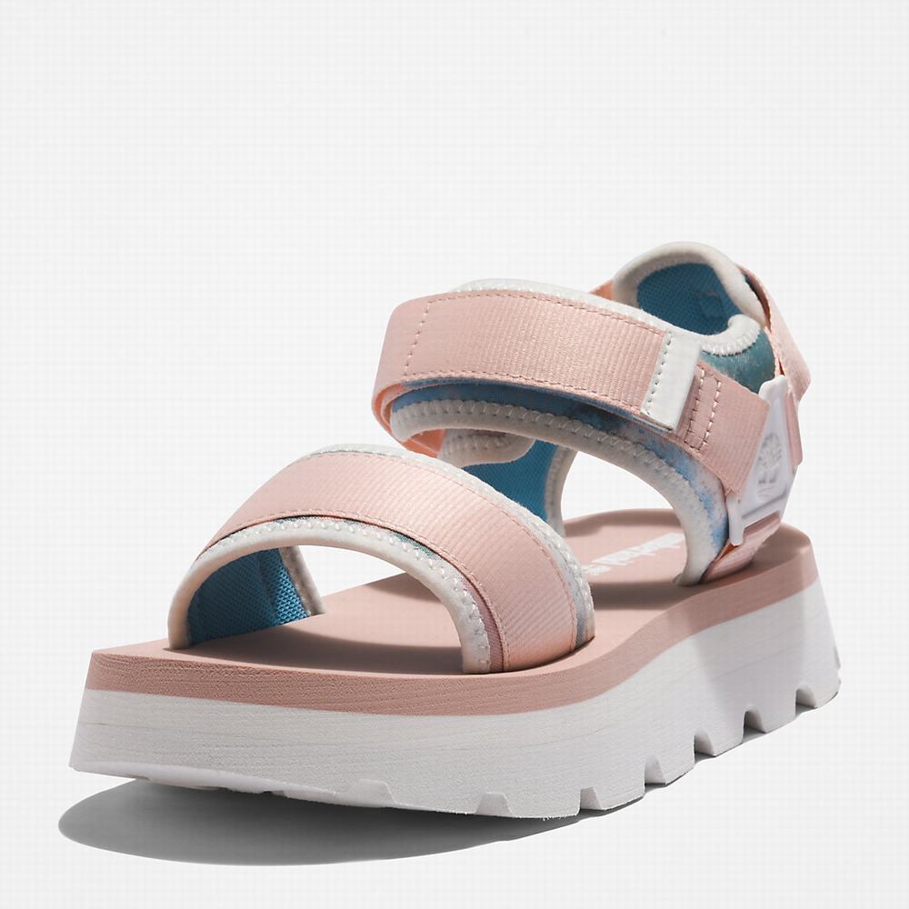 Timberland Euro Swift Ankle-Askılı Sandalet Kadın Pembe | TR-5780F