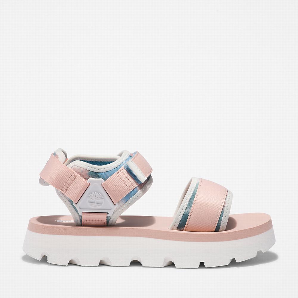 Timberland Euro Swift Ankle-Askılı Sandalet Kadın Pembe | TR-5780F