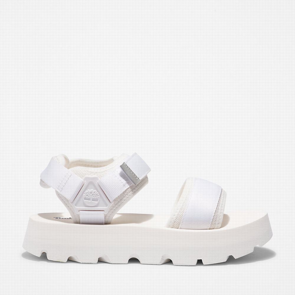 Timberland Euro Swift Ankle-Askılı Sandalet Kadın Beyaz | TR-6792U