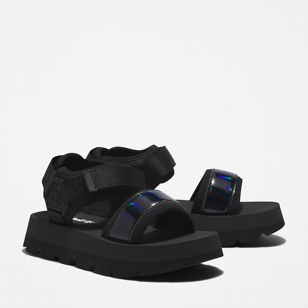 Timberland Euro Swift Ankle-Askılı Sandalet Kadın Siyah | TR-8970A