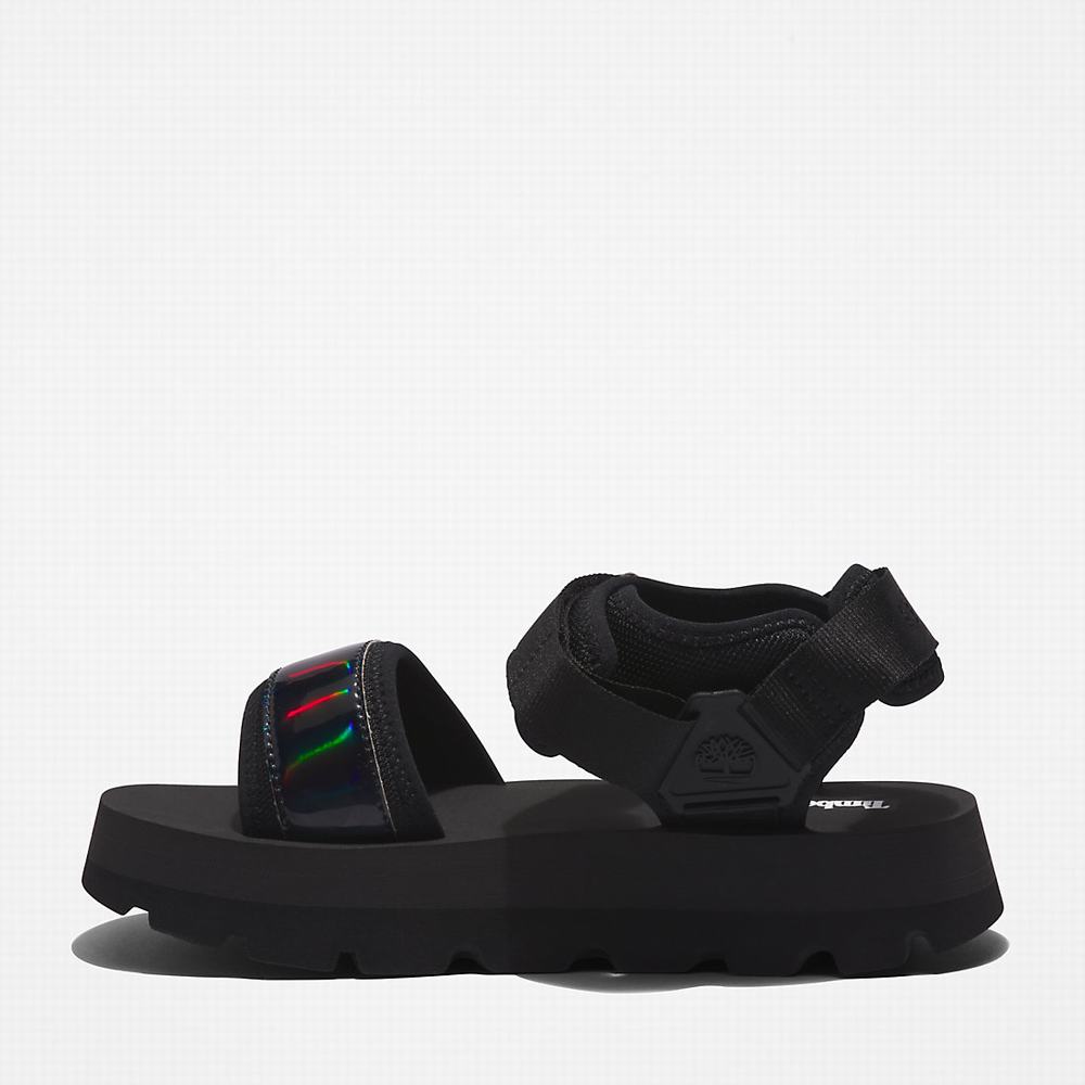 Timberland Euro Swift Ankle-Askılı Sandalet Kadın Siyah | TR-8970A