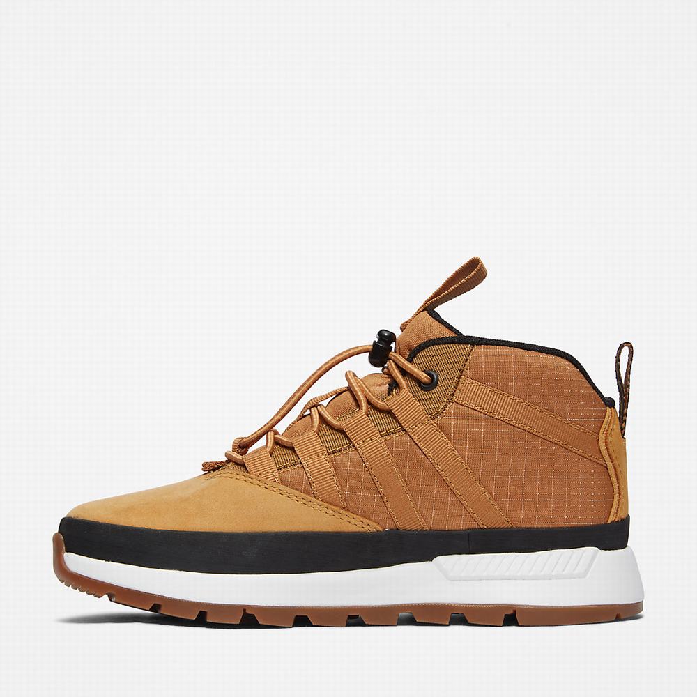 Timberland Euro Trekker Super Oxford Ayakkabı Çocuk Açık Kahverengi | TR-0623J