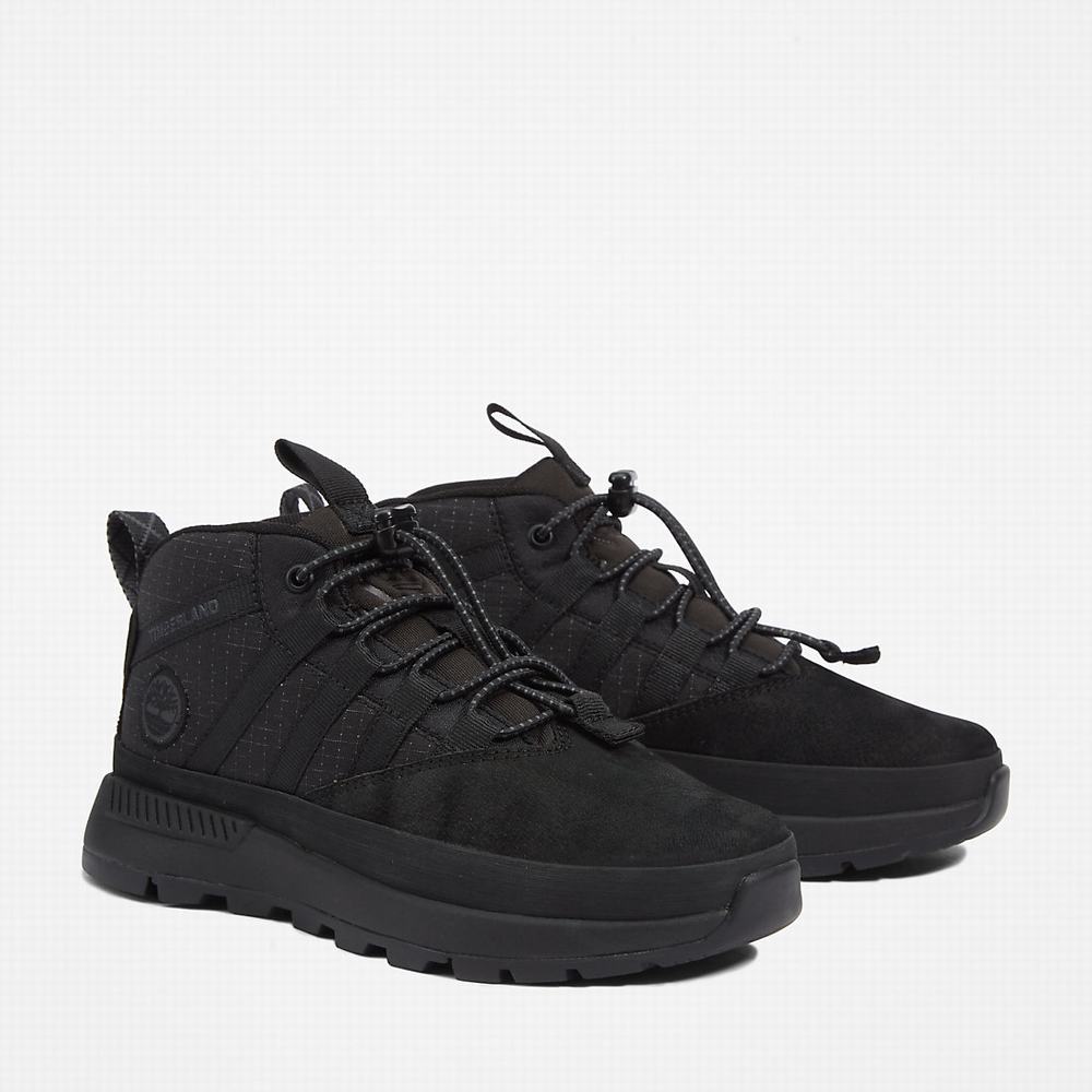 Timberland Euro Trekker Super Oxford Ayakkabı Çocuk Siyah | TR-5184H