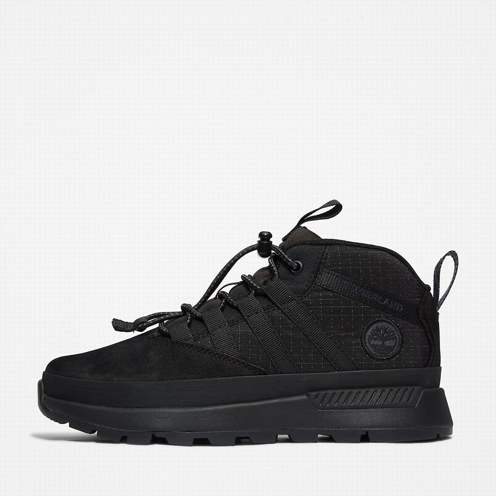 Timberland Euro Trekker Super Oxford Ayakkabı Çocuk Siyah | TR-5184H