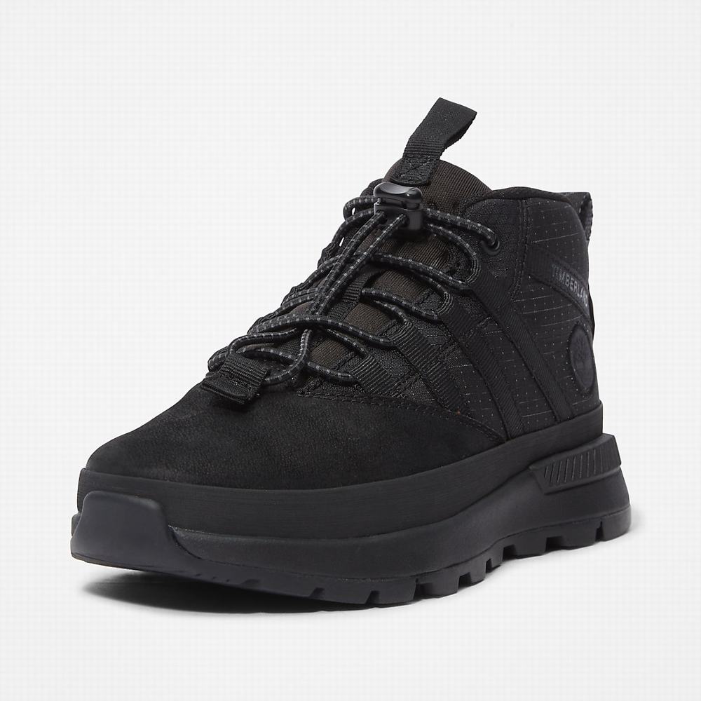 Timberland Euro Trekker Super Oxford Ayakkabı Çocuk Siyah | TR-5184H