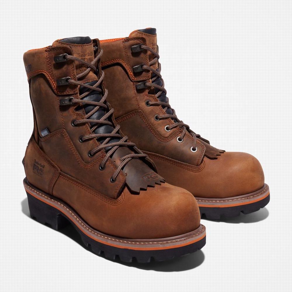 Timberland Evergreen Logger Composite Burunlu Waterproof Iş Botu Erkek Kahverengi | TR-0861L
