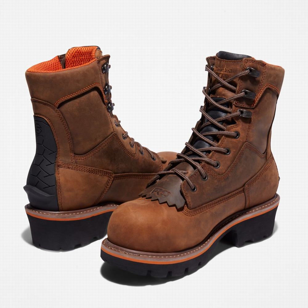 Timberland Evergreen Logger Composite Burunlu Waterproof Iş Botu Erkek Kahverengi | TR-0861L