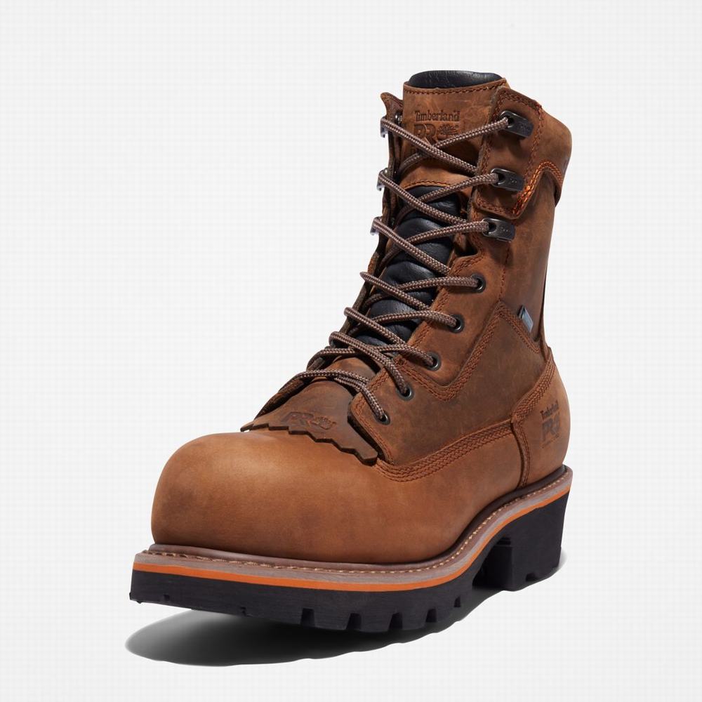 Timberland Evergreen Logger Composite Burunlu Waterproof Iş Botu Erkek Kahverengi | TR-0861L