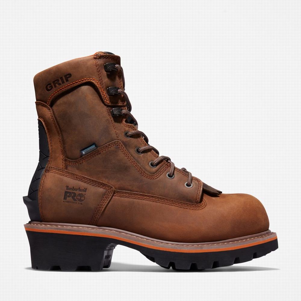 Timberland Evergreen Logger Composite Burunlu Waterproof Iş Botu Erkek Kahverengi | TR-0861L