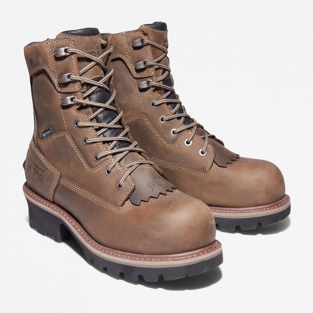 Timberland Evergreen Logger Composite Burunlu Waterproof Iş Botu Erkek Kahve | TR-2397M