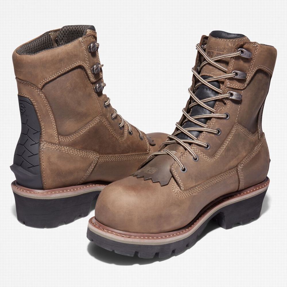 Timberland Evergreen Logger Composite Burunlu Waterproof Iş Botu Erkek Kahve | TR-2397M