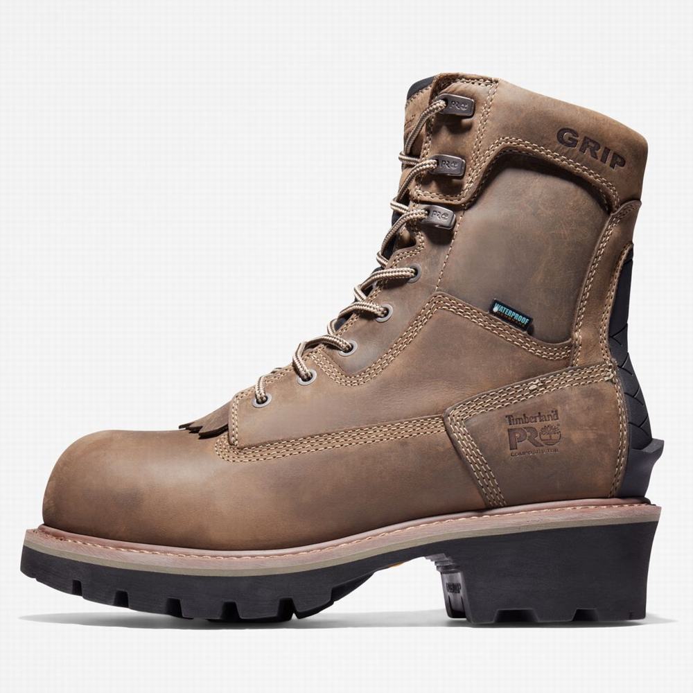 Timberland Evergreen Logger Composite Burunlu Waterproof Iş Botu Erkek Kahve | TR-2397M