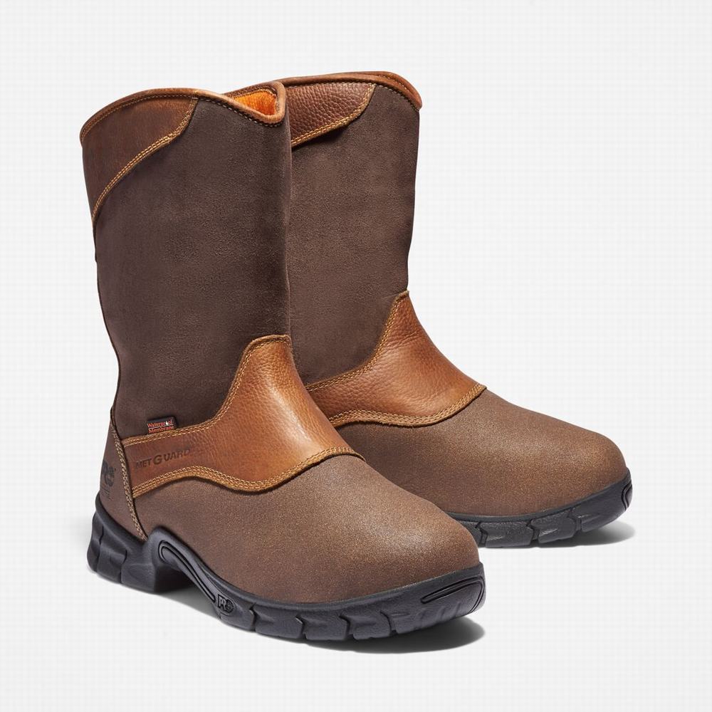 Timberland Excave Met Guard Steel Burunlu Waterproof Iş Botu Erkek Kahverengi | TR-3742C
