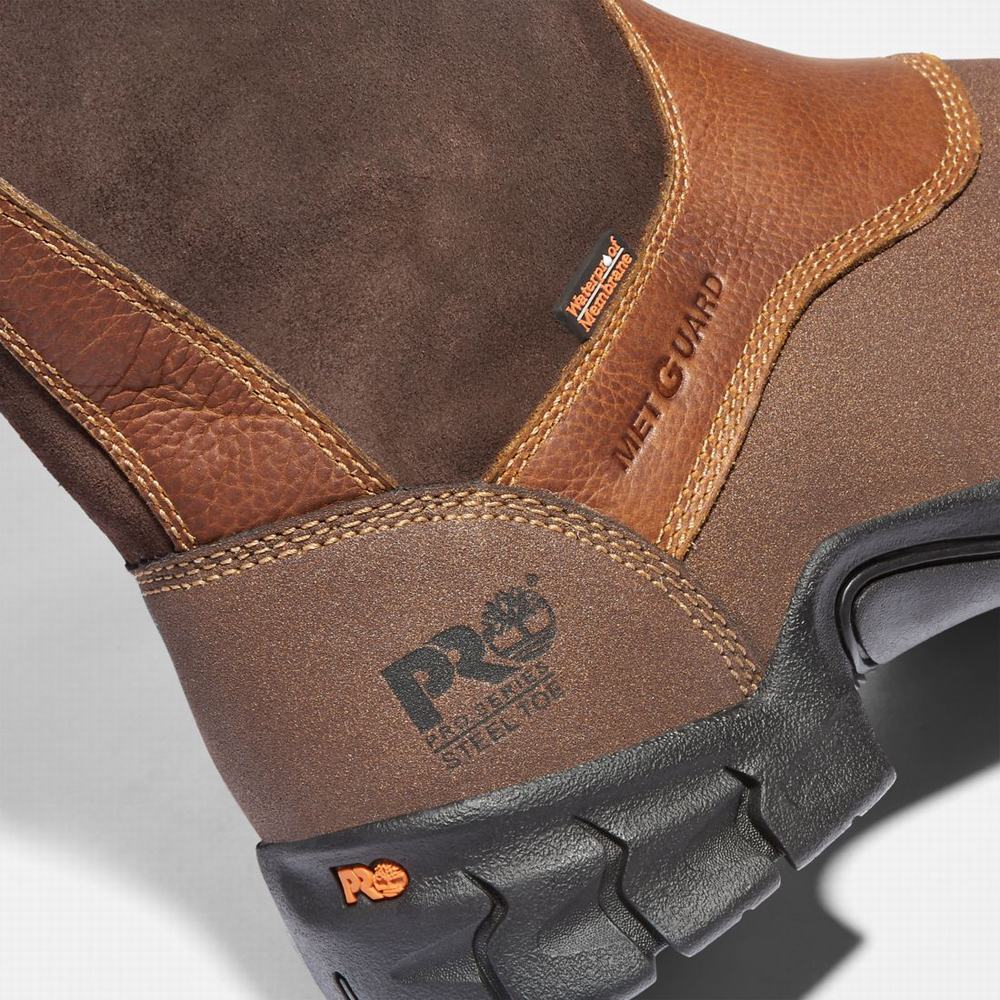 Timberland Excave Met Guard Steel Burunlu Waterproof Iş Botu Erkek Kahverengi | TR-3742C