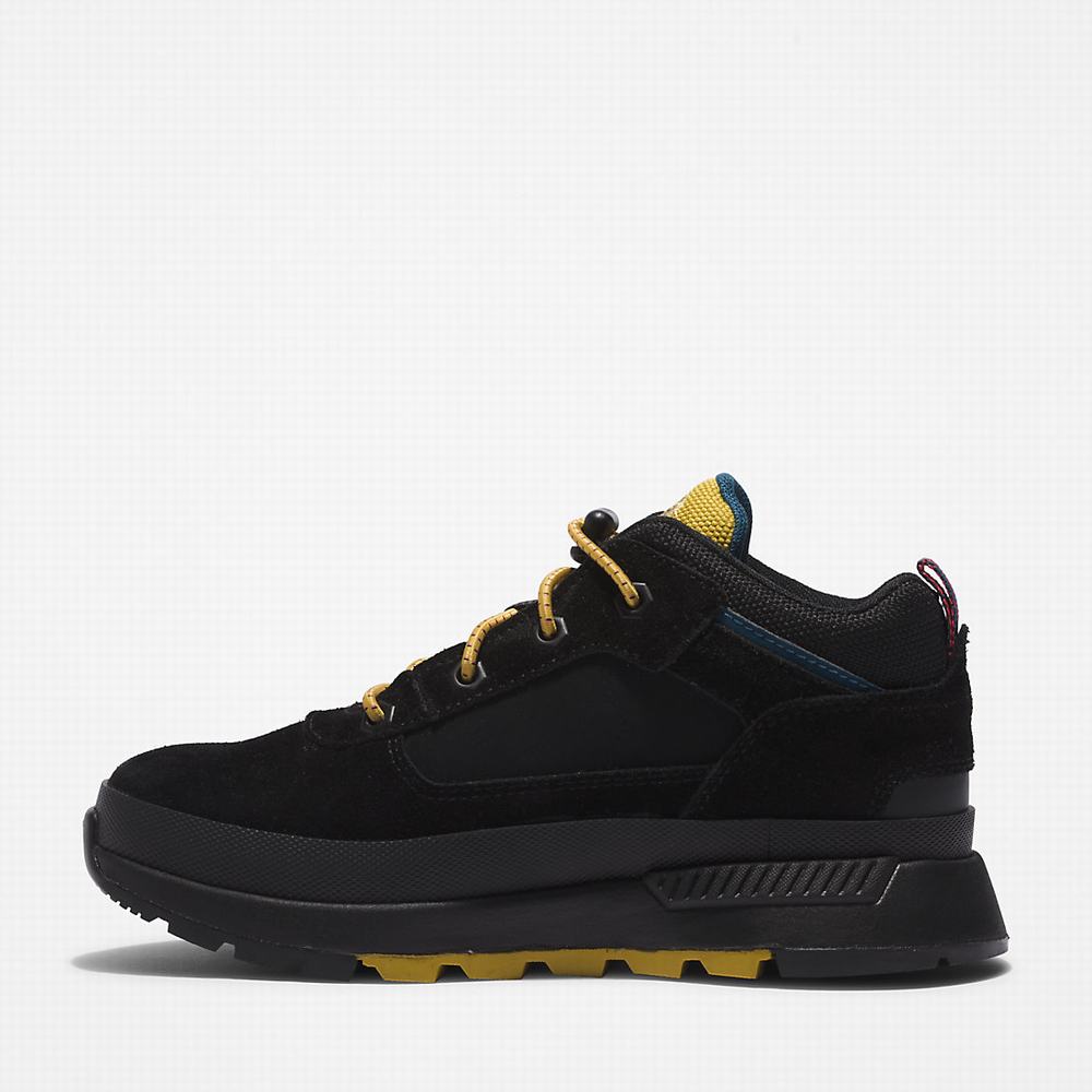 Timberland Field Trekker Leather Spor Ayakkabı Çocuk Siyah Beyaz | TR-7826G