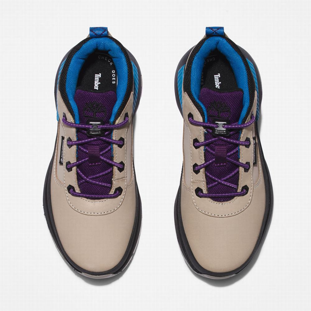 Timberland Field Trekker Leather Spor Ayakkabı Çocuk Gri | TR-9721F