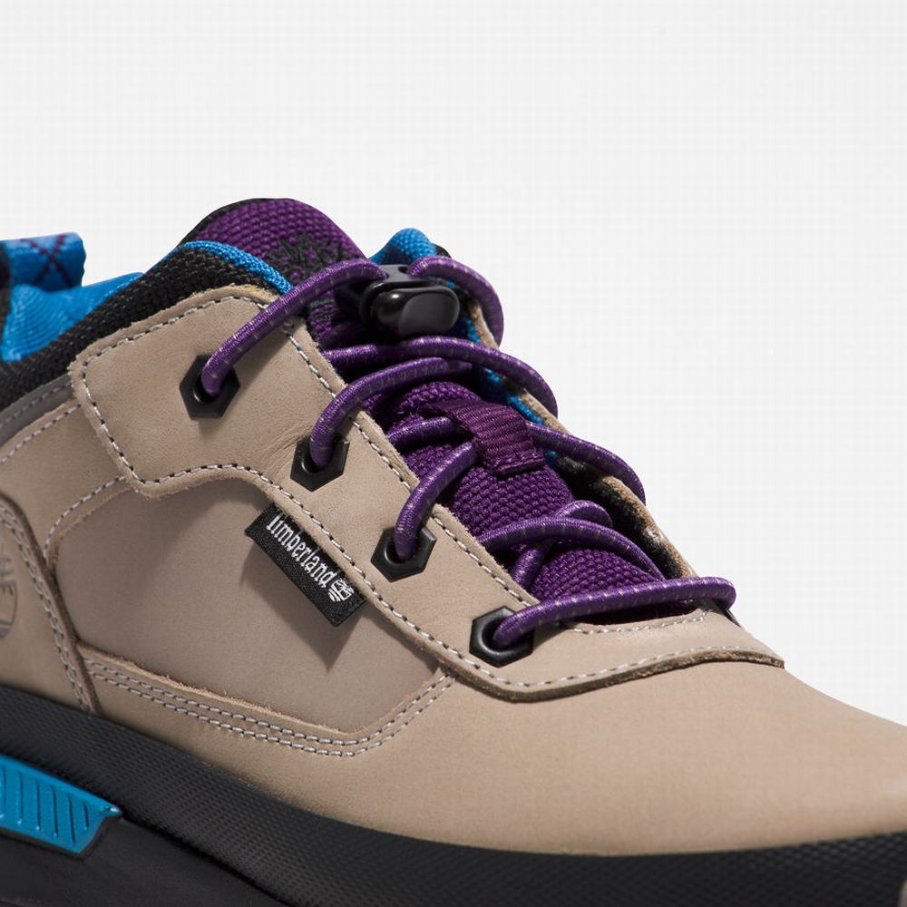 Timberland Field Trekker Leather Spor Ayakkabı Çocuk Gri | TR-9721F