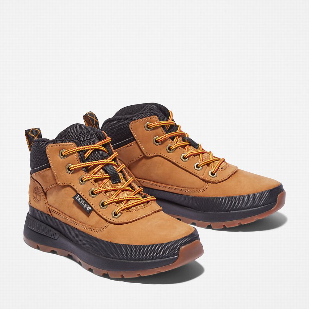 Timberland Field Trekker Yürüyüş Botu Çocuk Sarı | TR-0269Q