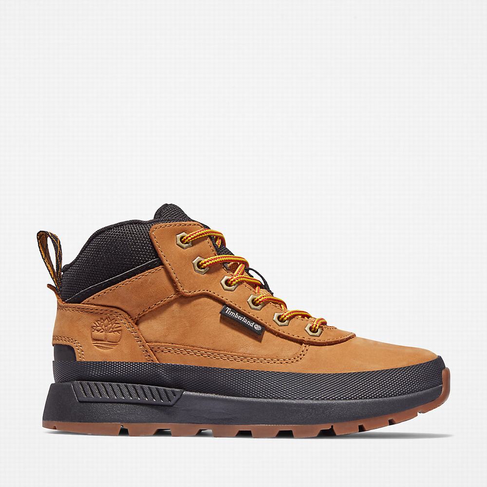 Timberland Field Trekker Yürüyüş Botu Çocuk Sarı | TR-0269Q