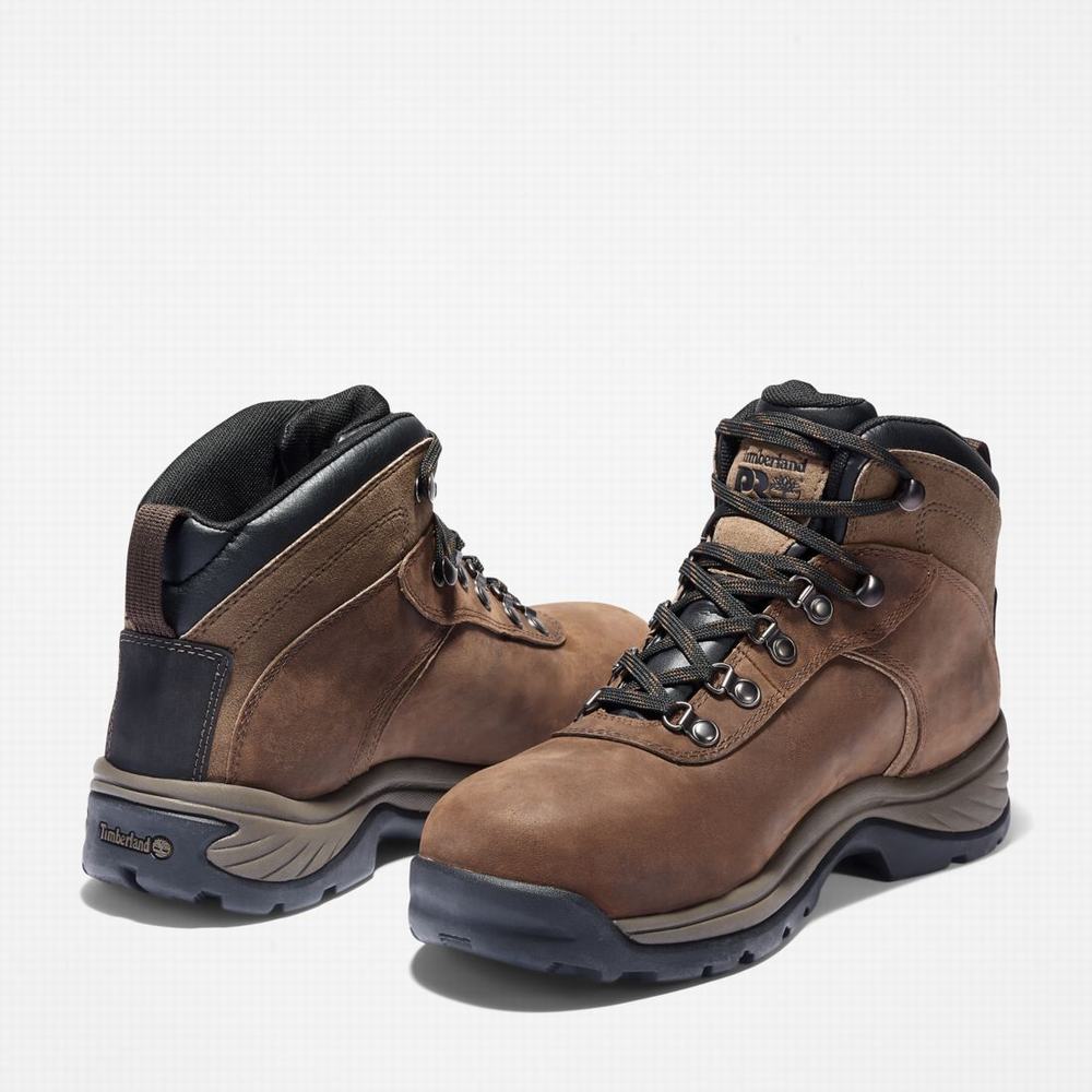 Timberland Flume İş Steel Burunlu Waterproof Iş Botu Erkek Kahverengi | TR-1306W