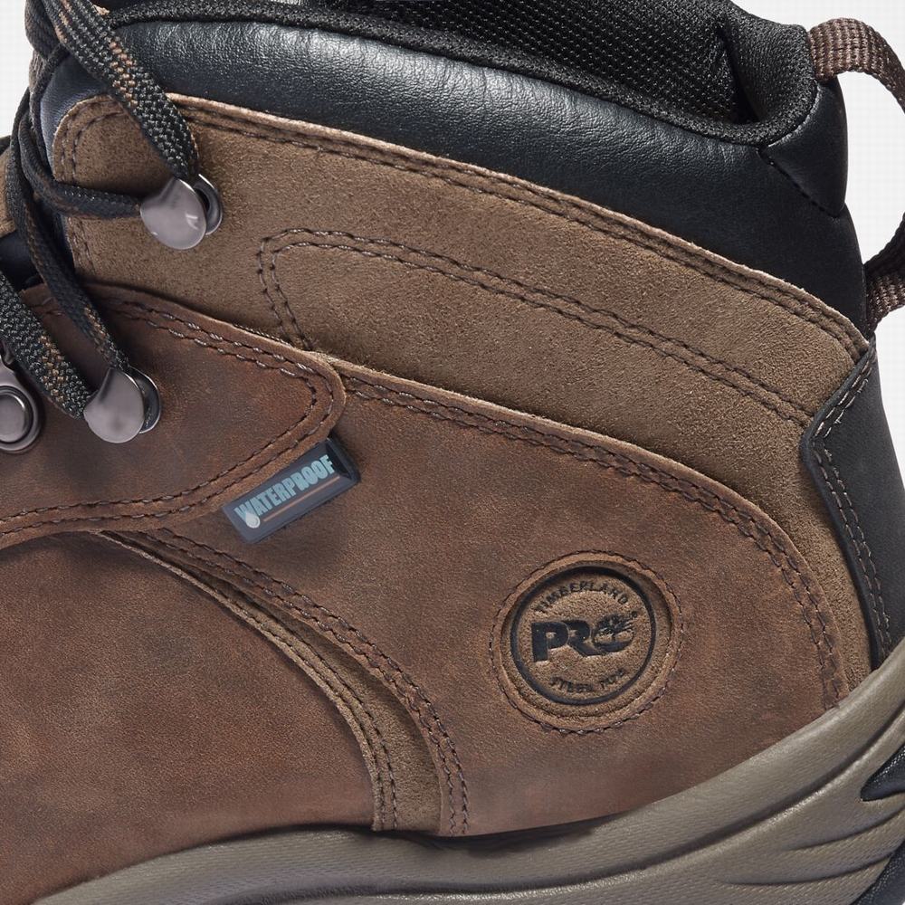 Timberland Flume İş Steel Burunlu Waterproof Iş Botu Erkek Kahverengi | TR-1306W