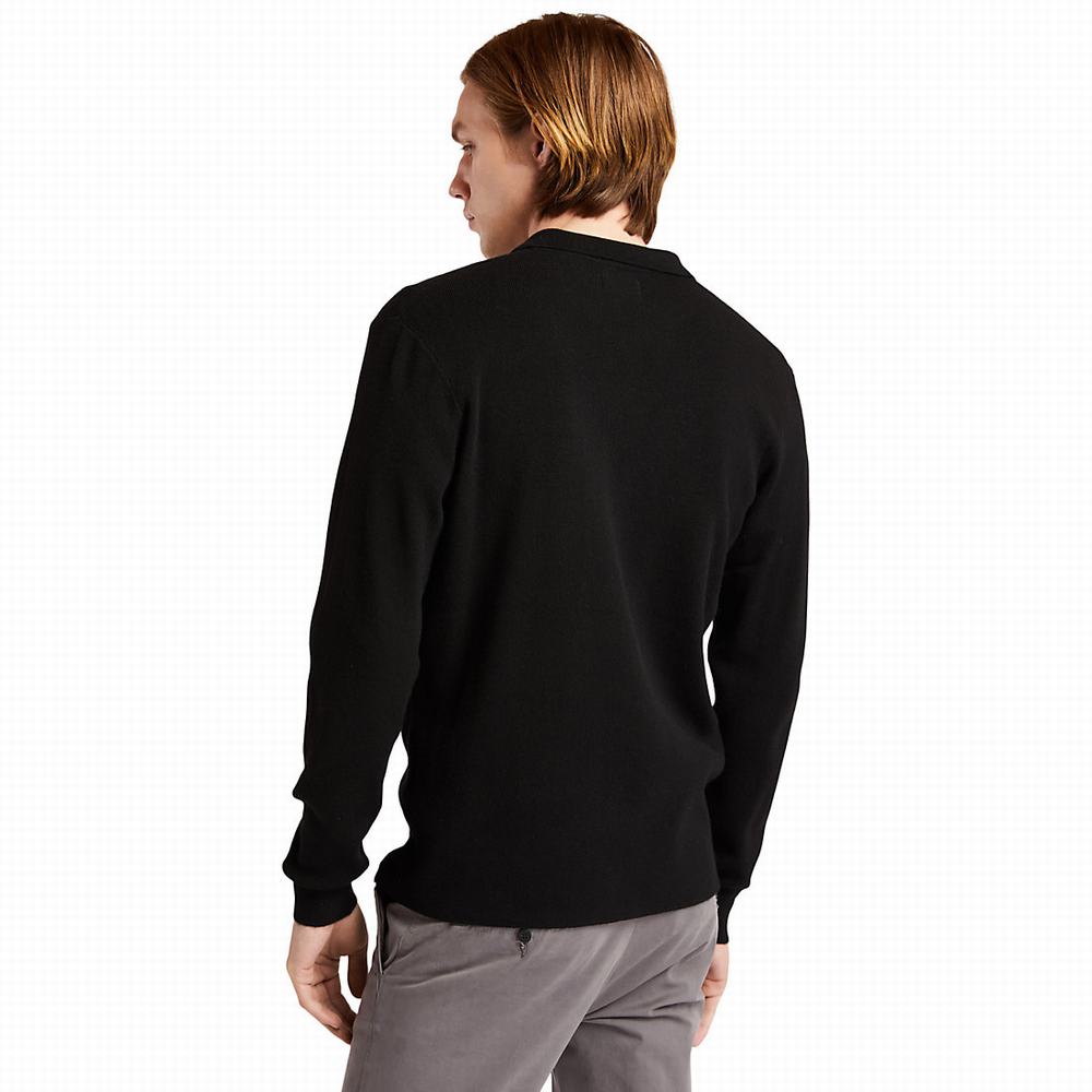 Timberland Full-Zip Kazak Erkek Siyah | TR-3527G