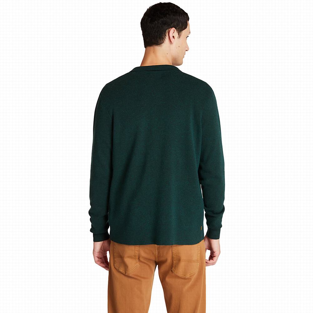 Timberland Full-Zip Kazak Erkek Yeşil | TR-9201D
