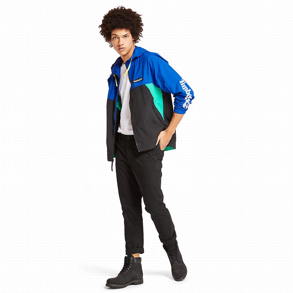 Timberland Full-Zip Windbreaker Rüzgarlık Erkek Mavi | TR-6452T