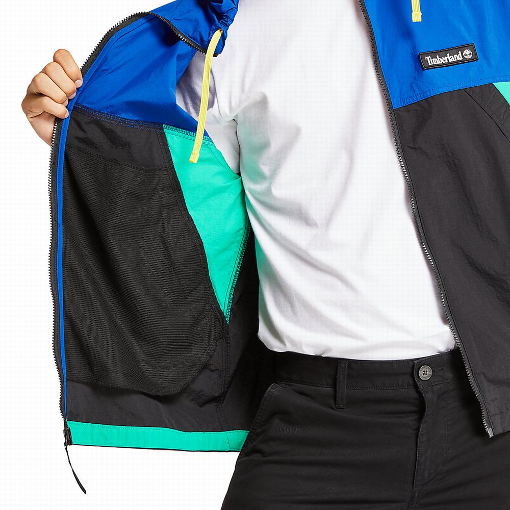 Timberland Full-Zip Windbreaker Rüzgarlık Erkek Mavi | TR-6452T