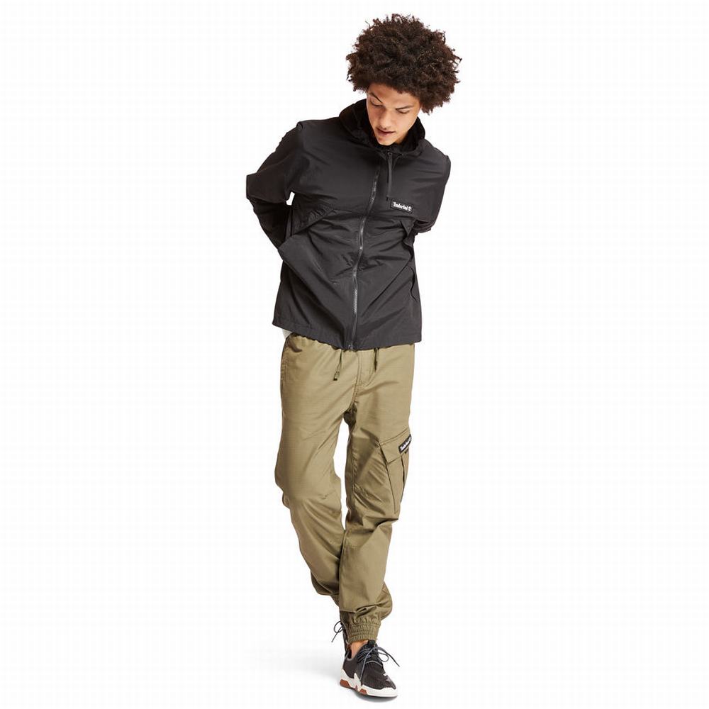 Timberland Full-Zip Windbreaker Rüzgarlık Erkek Siyah | TR-9463W