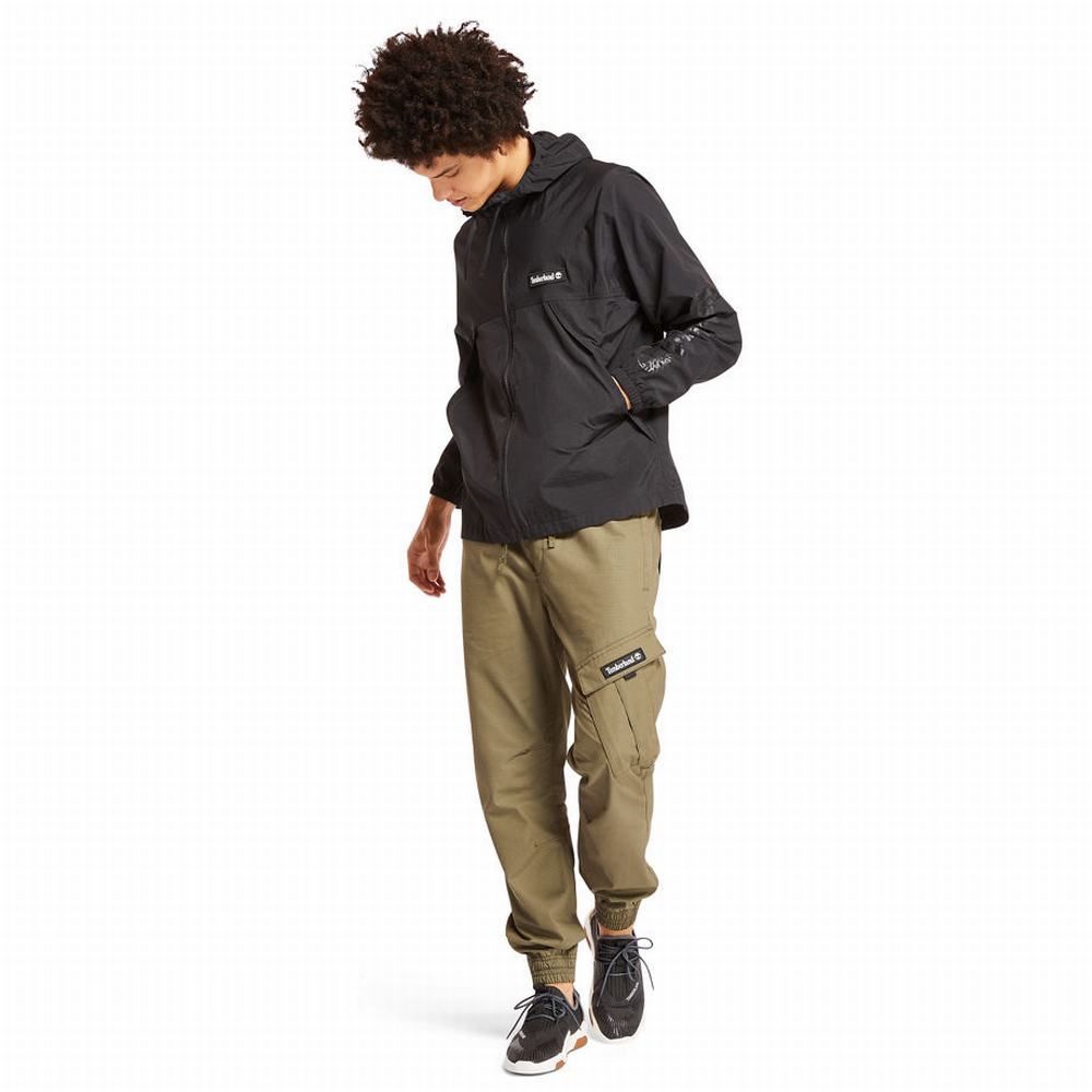 Timberland Full-Zip Windbreaker Rüzgarlık Erkek Siyah | TR-9463W