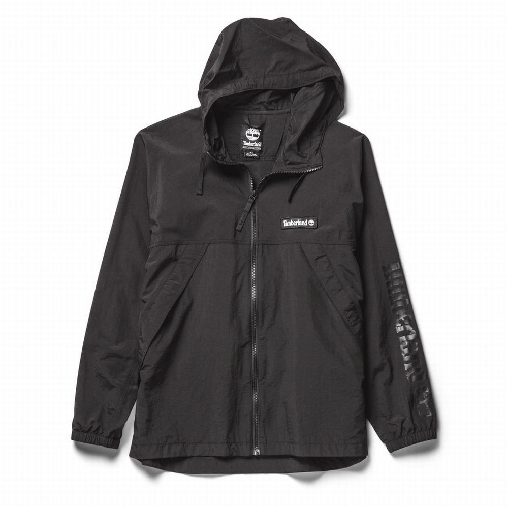 Timberland Full-Zip Windbreaker Rüzgarlık Erkek Siyah | TR-9463W