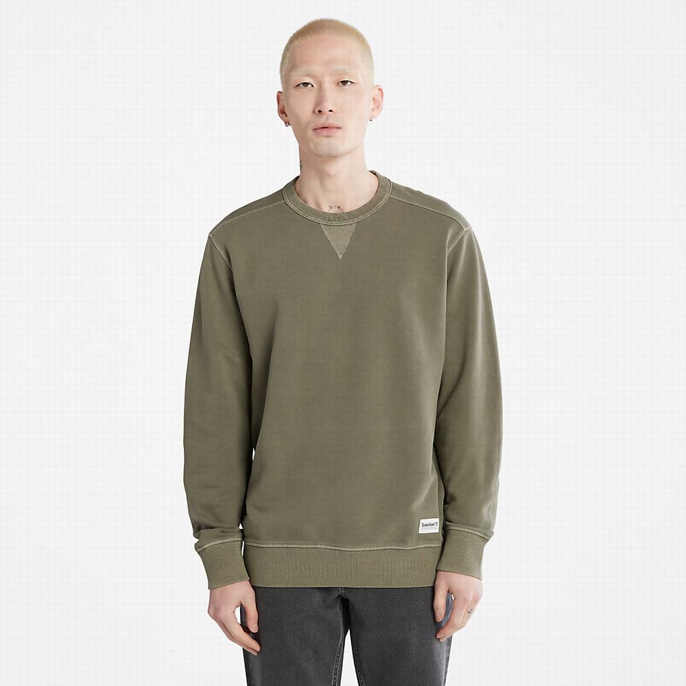 Timberland GC Crewneck Tişörtü Erkek Yeşil | TR-7652D