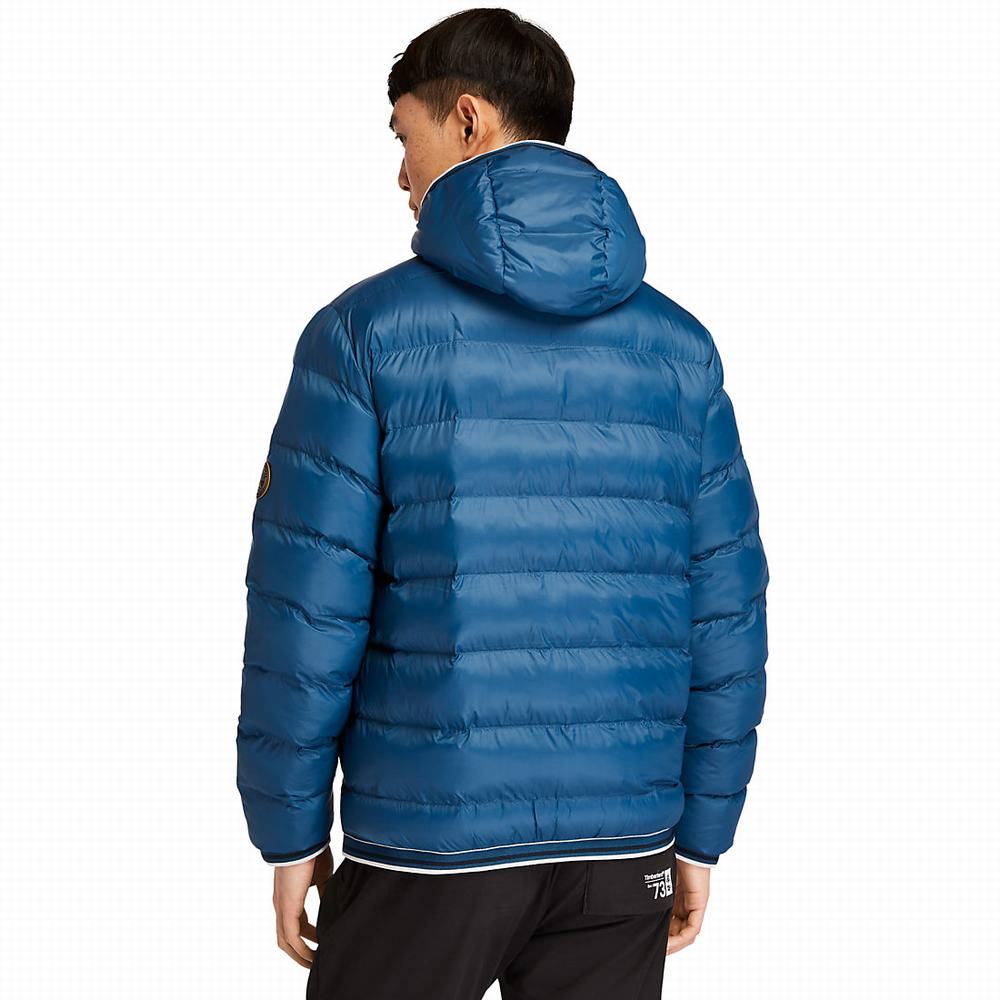 Timberland Garfield Kukuletalı Puffer Ceket Erkek Mavi | TR-4867K