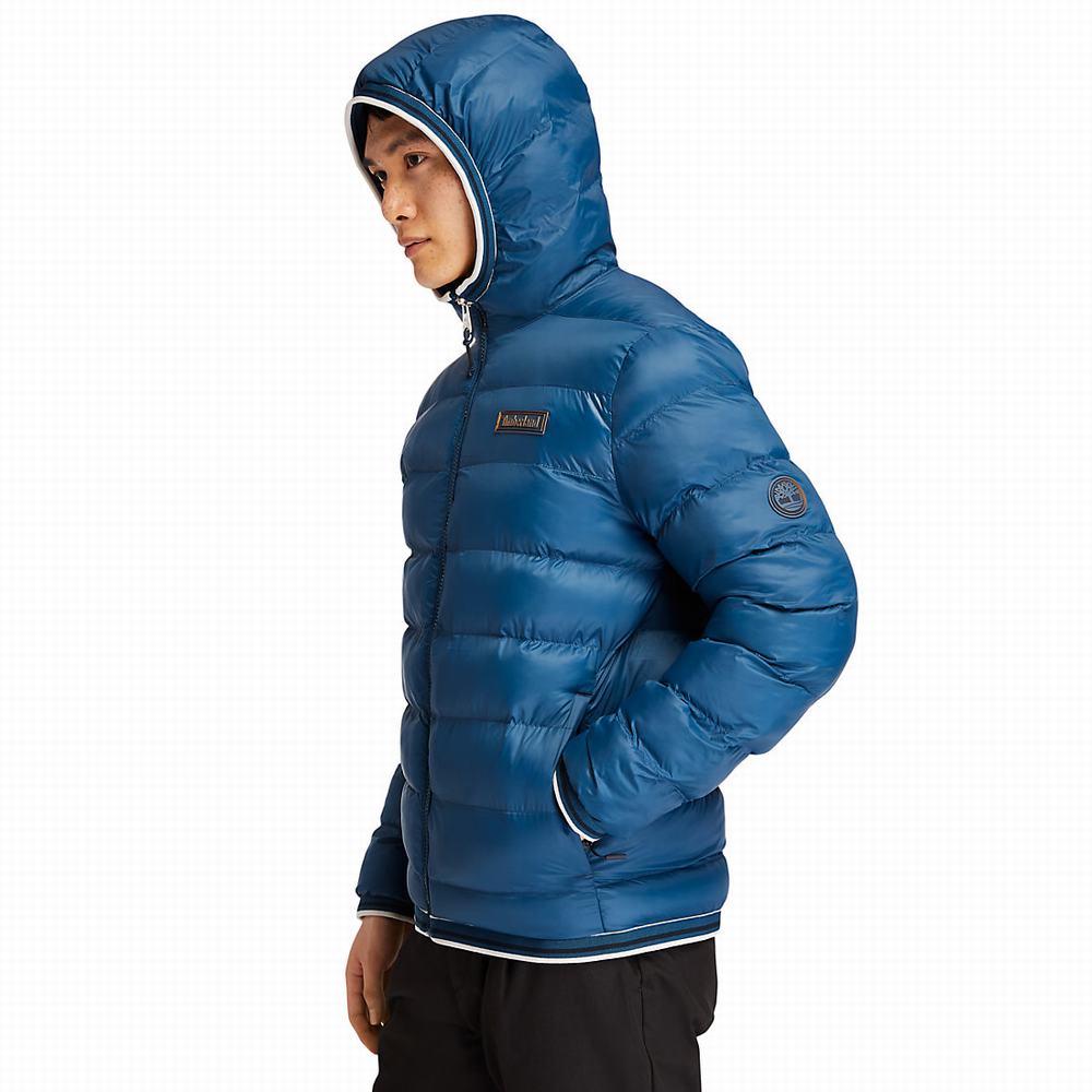 Timberland Garfield Kukuletalı Puffer Ceket Erkek Mavi | TR-4867K