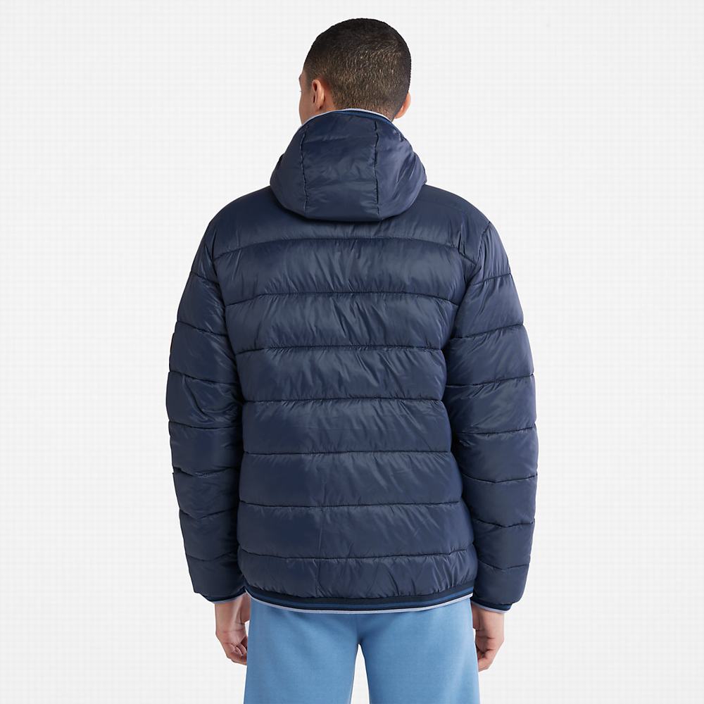 Timberland Garfield Kukuletalı Puffer Ceket Erkek Lacivert | TR-5694V