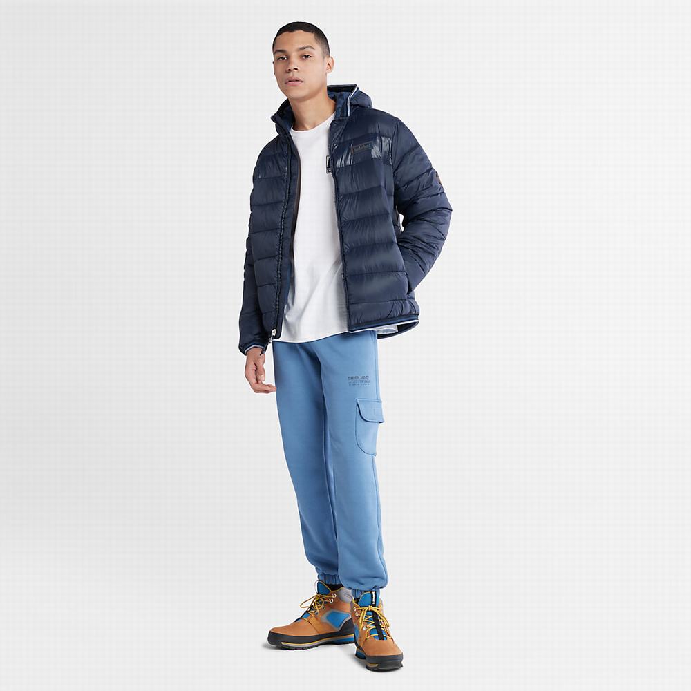 Timberland Garfield Kukuletalı Puffer Ceket Erkek Lacivert | TR-5694V
